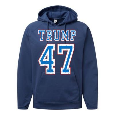 Trump 47 Th President America 2024 Election Performance Fleece Hoodie