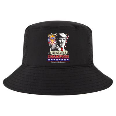 Trump 4 Time Indictment Champ Cool Comfort Performance Bucket Hat