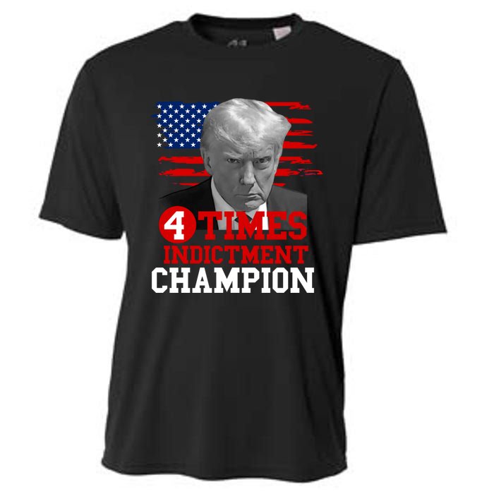 Trump 4 Time Indictment Champion Cooling Performance Crew T-Shirt