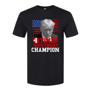 Trump 4 Time Indictment Champion Softstyle CVC T-Shirt