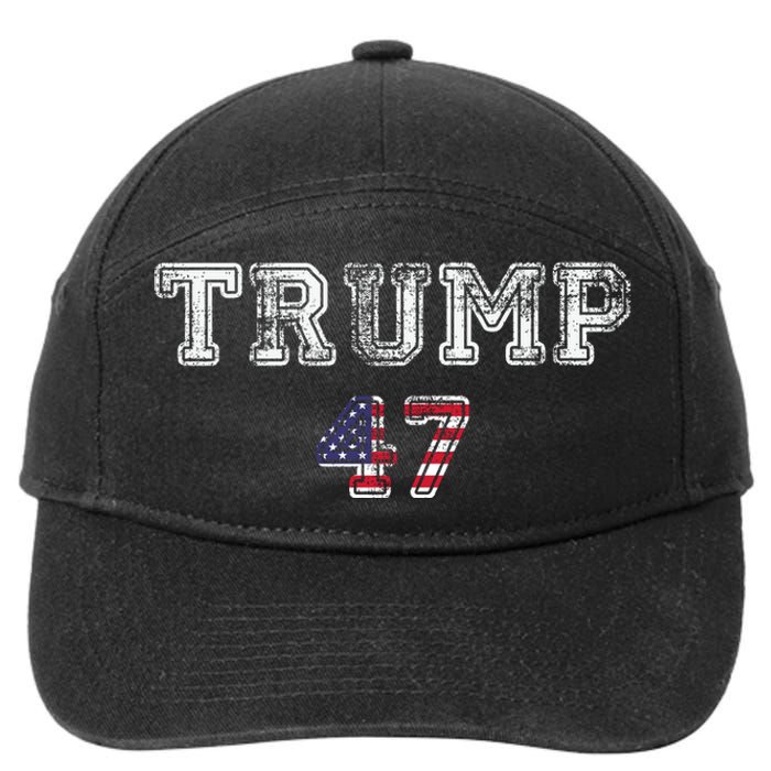 Trump 47 Trump Republican 7-Panel Snapback Hat