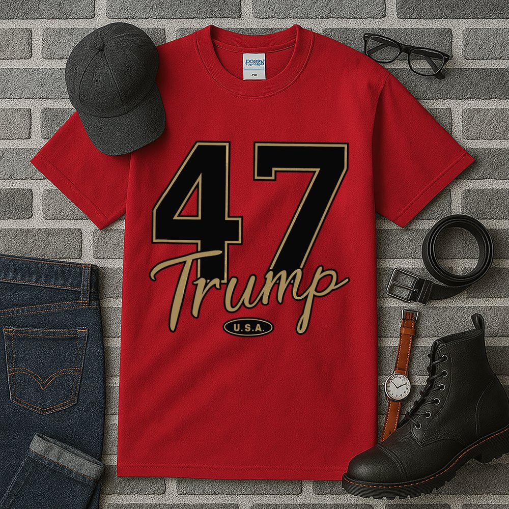Trump 47 Trump 2024 Republican Conservative / 47 Trump 2024 Tall T-Shirt