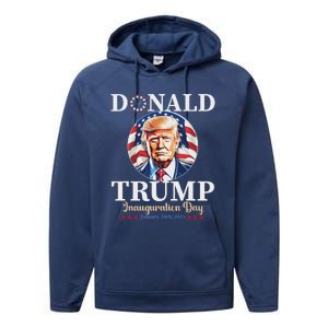 Trump 47th Us President Inauguration Day Performance Fleece Hoodie