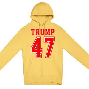 Trump 47 Usa Trump 47th President America Patriotic Trump Premium Pullover Hoodie