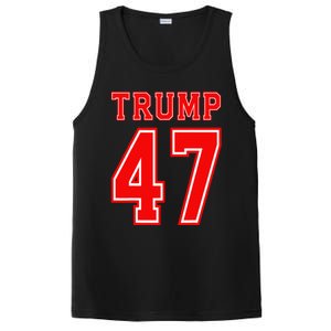 Trump 47 Usa Trump 47th President America Patriotic Trump PosiCharge Competitor Tank