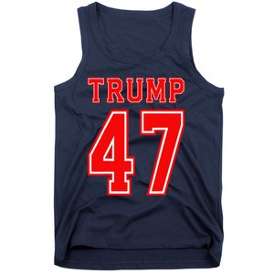 Trump 47 Usa Trump 47th President America Patriotic Trump Tank Top