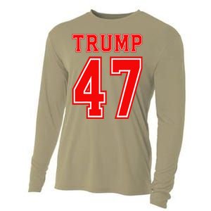 Trump 47 Usa Trump 47th President America Patriotic Trump Cooling Performance Long Sleeve Crew