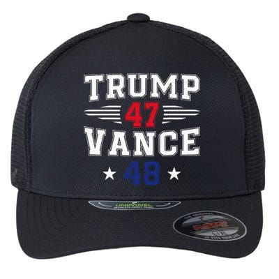 Trump 47 Vance 48 Trump Win Inauguration Day 2025 President Flexfit Unipanel Trucker Cap