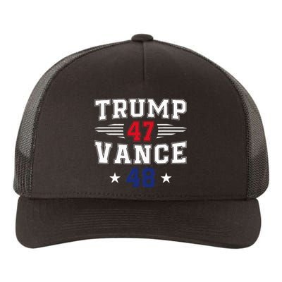 Trump 47 Vance 48 Trump Win Inauguration Day 2025 President Yupoong Adult 5-Panel Trucker Hat