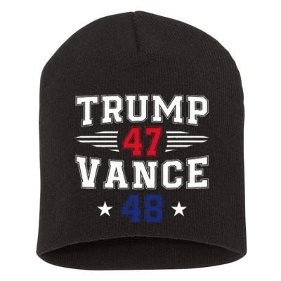 Trump 47 Vance 48 Trump Win Inauguration Day 2025 President Short Acrylic Beanie