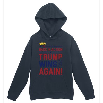 Trump 47 Win Today Urban Pullover Hoodie