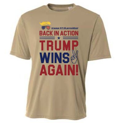 Trump 47 Win Today Cooling Performance Crew T-Shirt