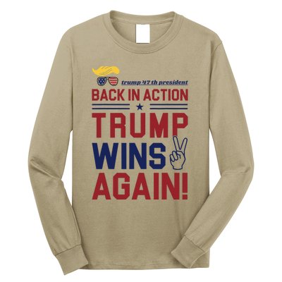 Trump 47 Win Today Long Sleeve Shirt