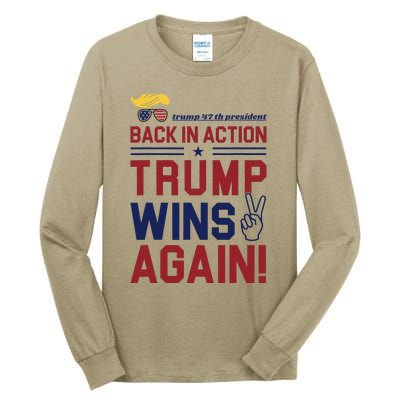 Trump 47 Win Today Tall Long Sleeve T-Shirt