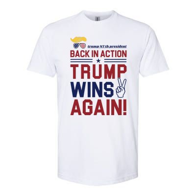 Trump 47 Win Today Softstyle CVC T-Shirt