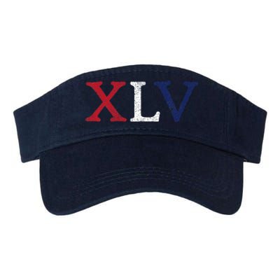 Trump 45 Xlv Roman Numerals Presidential Republican Valucap Bio-Washed Visor