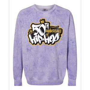 The 50th Anniversary Of Hip Hop Colorblast Crewneck Sweatshirt