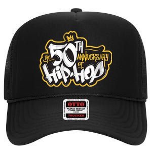 The 50th Anniversary Of Hip Hop High Crown Mesh Back Trucker Hat