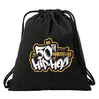 The 50th Anniversary Of Hip Hop Drawstring Bag