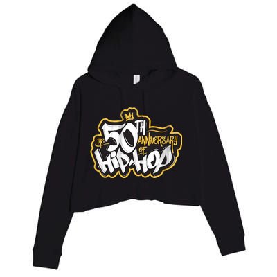 The 50th Anniversary Of Hip Hop Crop Fleece Hoodie