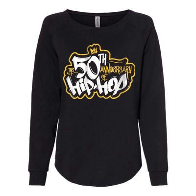 The 50th Anniversary Of Hip Hop Womens California Wash Sweatshirt