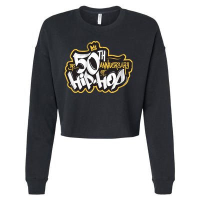 The 50th Anniversary Of Hip Hop Cropped Pullover Crew