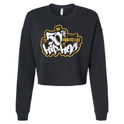 The 50th Anniversary Of Hip Hop Cropped Pullover Crew