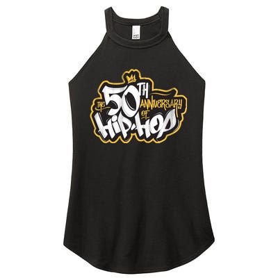 The 50th Anniversary Of Hip Hop Women's Perfect Tri Rocker Tank