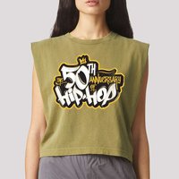 The 50th Anniversary Of Hip Hop Garment-Dyed Women's Muscle Tee