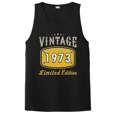 Turning 50 Birthday Decorations 50th BDay 1973 Birthday Cute PosiCharge Competitor Tank