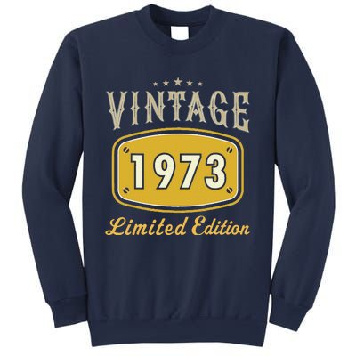 Turning 50 Birthday Decorations 50th BDay 1973 Birthday Cute Sweatshirt