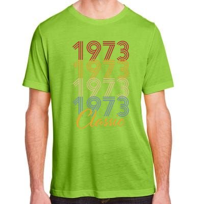 Turning 50 Birthday Decorations 50th BDay 1973 Birthday Adult ChromaSoft Performance T-Shirt