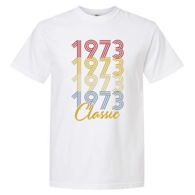 Turning 50 Birthday Decorations 50th BDay 1973 Birthday Garment-Dyed Heavyweight T-Shirt