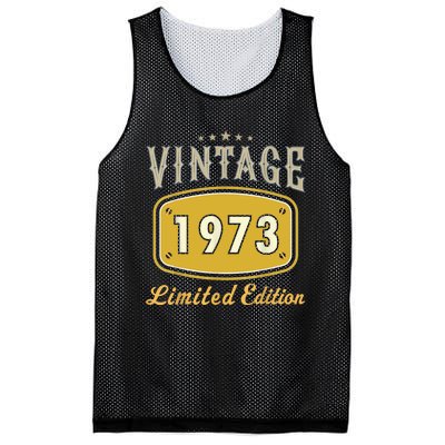 Turning 50 Birthday Decorations 50th BDay 1973 Birthday Mesh Reversible Basketball Jersey Tank