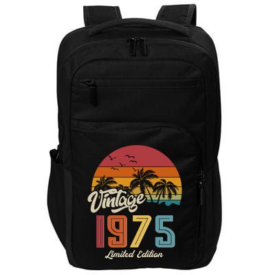 Tropical 50th Birthday Vintage 1975 Limited Edition Impact Tech Backpack