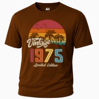 Tropical 50th Birthday Vintage 1975 Limited Edition Cooling Performance Crew T-Shirt