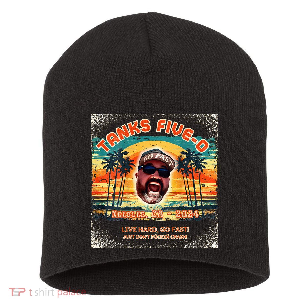 Tanks 50th Birthday Short Acrylic Beanie