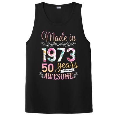 Turning 50 Birthday Decoration 50th Bday 1973 Birthday PosiCharge Competitor Tank