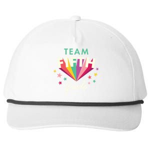 Team 5Th Fifth Grade Teacher Back To School Top Gift Snapback Five-Panel Rope Hat