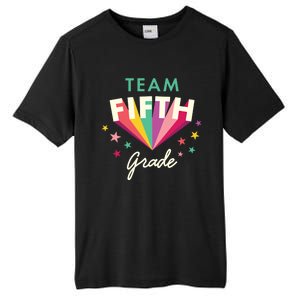 Team 5Th Fifth Grade Teacher Back To School Top Gift Tall Fusion ChromaSoft Performance T-Shirt