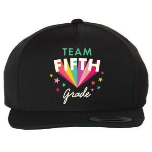 Team 5Th Fifth Grade Teacher Back To School Top Gift Wool Snapback Cap