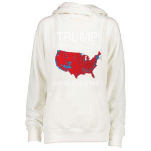 Than 5g Funny Electoral Map Meaningful Gift Womens Funnel Neck Pullover Hood