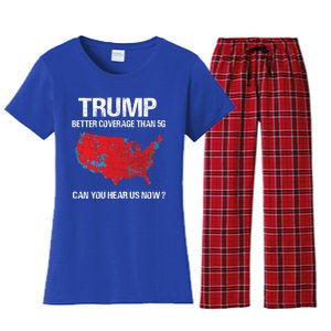 Than 5g Funny Electoral Map Meaningful Gift Women's Flannel Pajama Set