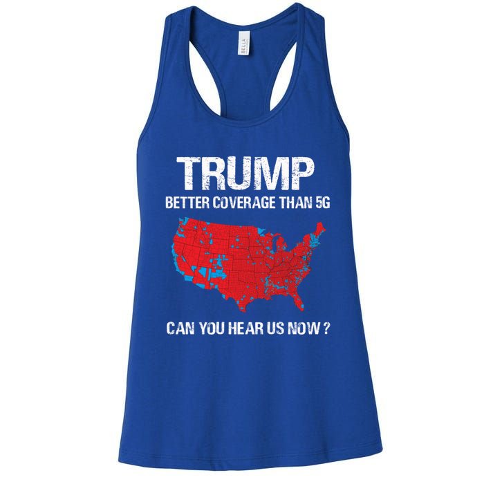 Than 5g Funny Electoral Map Meaningful Gift Women's Racerback Tank