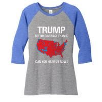 Than 5g Funny Electoral Map Meaningful Gift Women's Tri-Blend 3/4-Sleeve Raglan Shirt