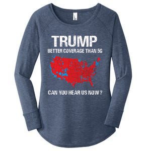 Than 5g Funny Electoral Map Meaningful Gift Women's Perfect Tri Tunic Long Sleeve Shirt