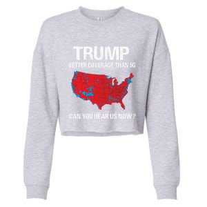 Than 5g Funny Electoral Map Meaningful Gift Cropped Pullover Crew