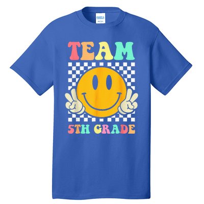 Team 5th Grade Squad Fifth Teacher Student Back To School Tall T-Shirt