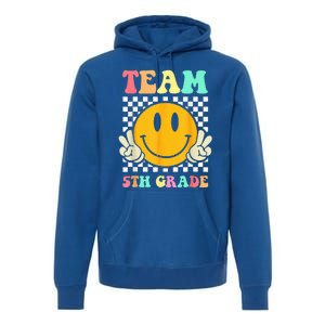 Team 5th Grade Squad Fifth Teacher Student Back To School Premium Hoodie