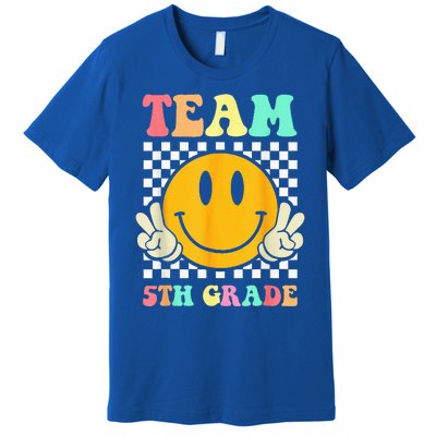 Team 5th Grade Squad Fifth Teacher Student Back To School Premium T-Shirt